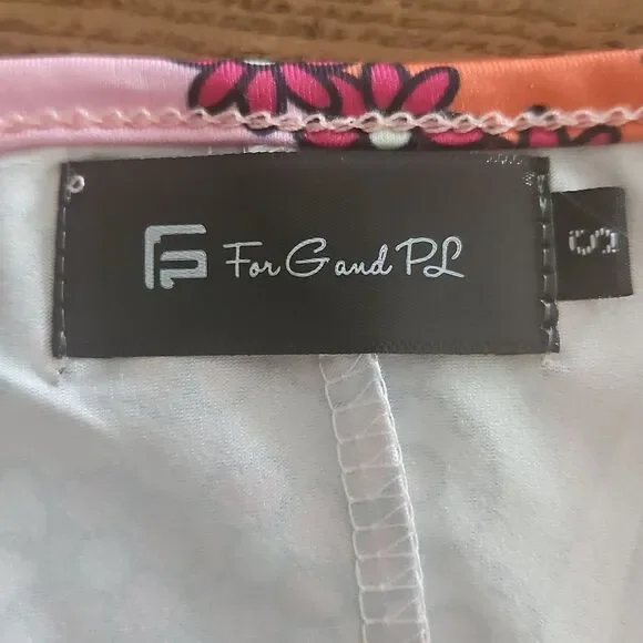 Retro Inspired Pink Patterned Dress Small NIP | Retro Mini Dress 60s 70s New - Picture 7 of 8